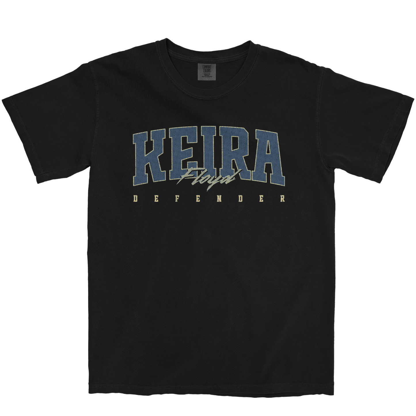 KEIRA FLOYD RETRO BLACK TEE
