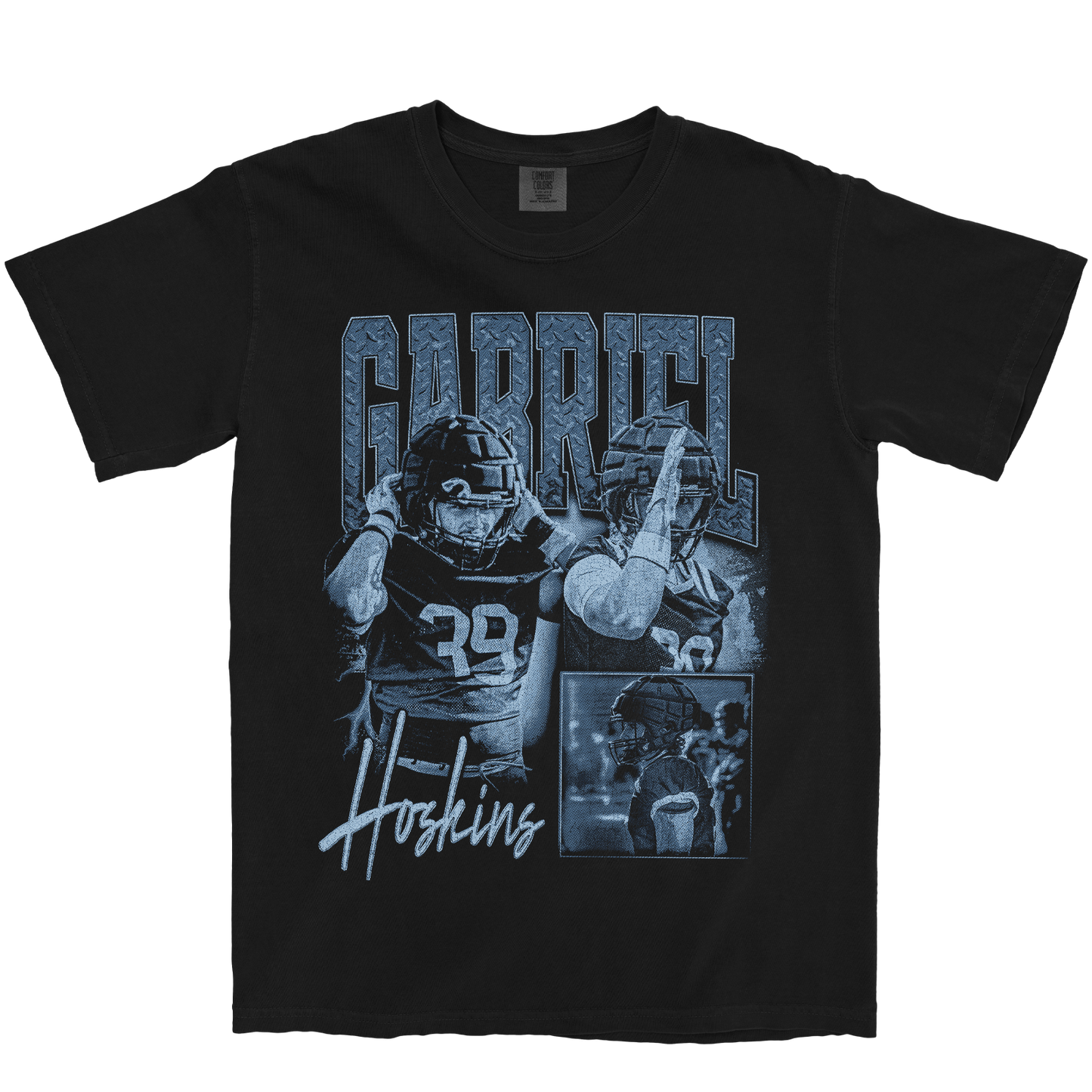 GABRIEL HOSKINS GRAPHIC BLACK TEE
