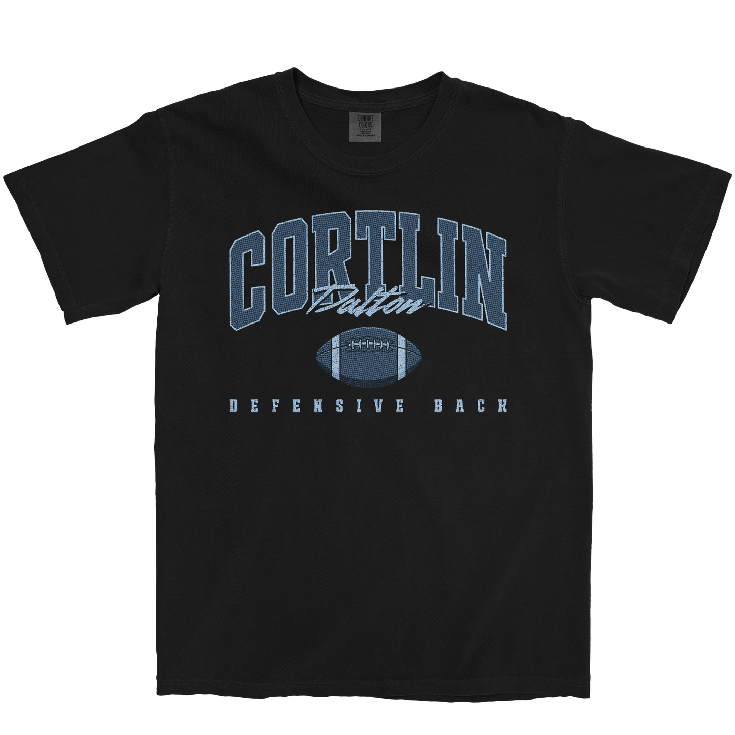 CORTLIN DALTON RETRO BLACK TEE