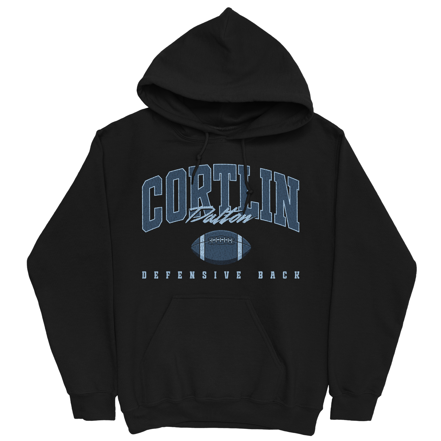 CORTLIN DALTON RETRO BLACK HOODIE