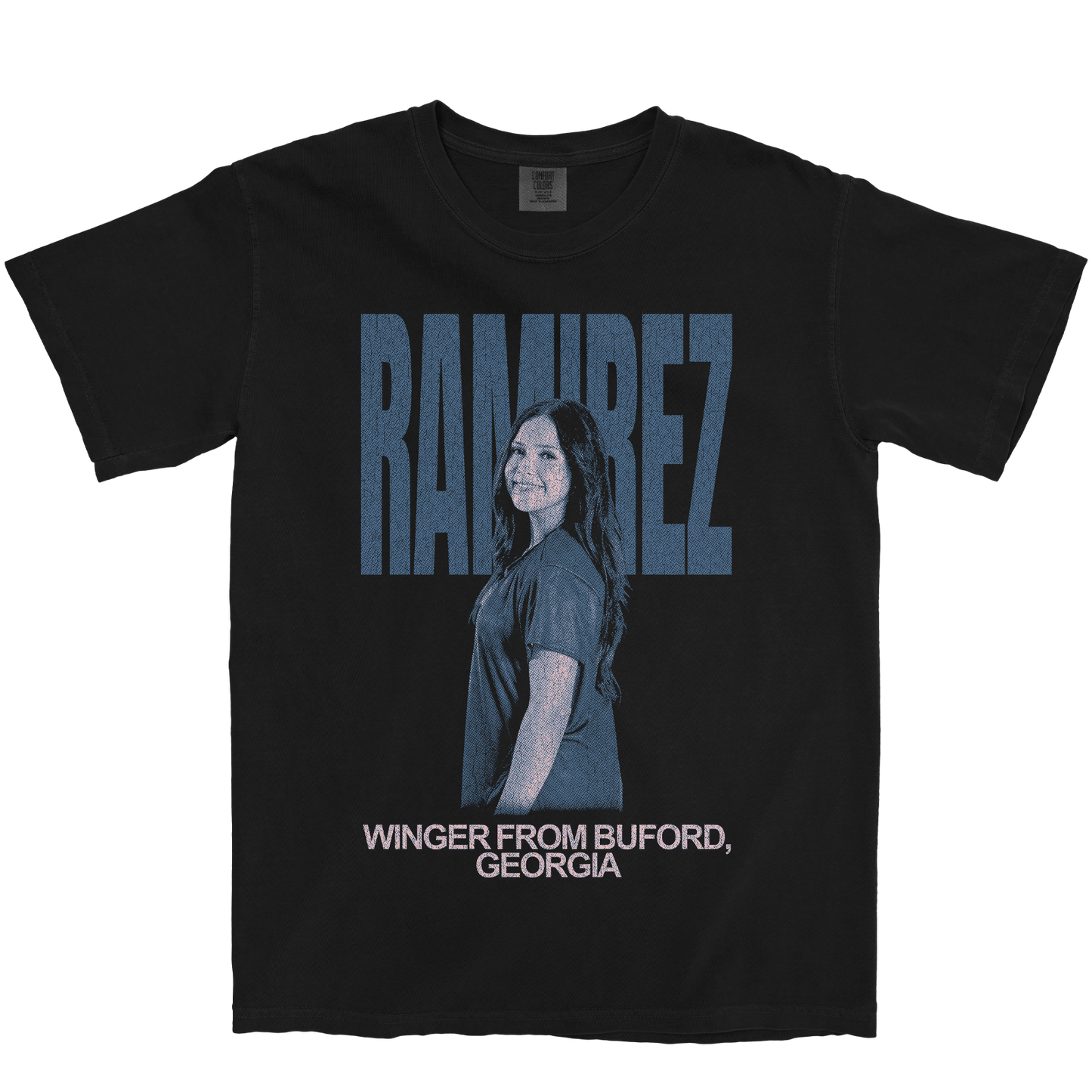 ISA RAMIREZ VINTAGE BLACK TEE