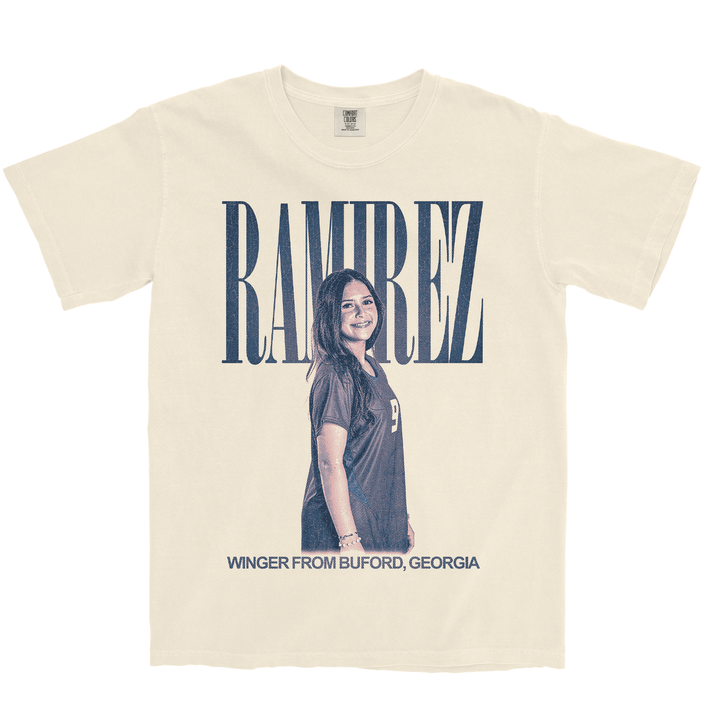 ISA RAMIREZ VINTAGE IVORY TEE