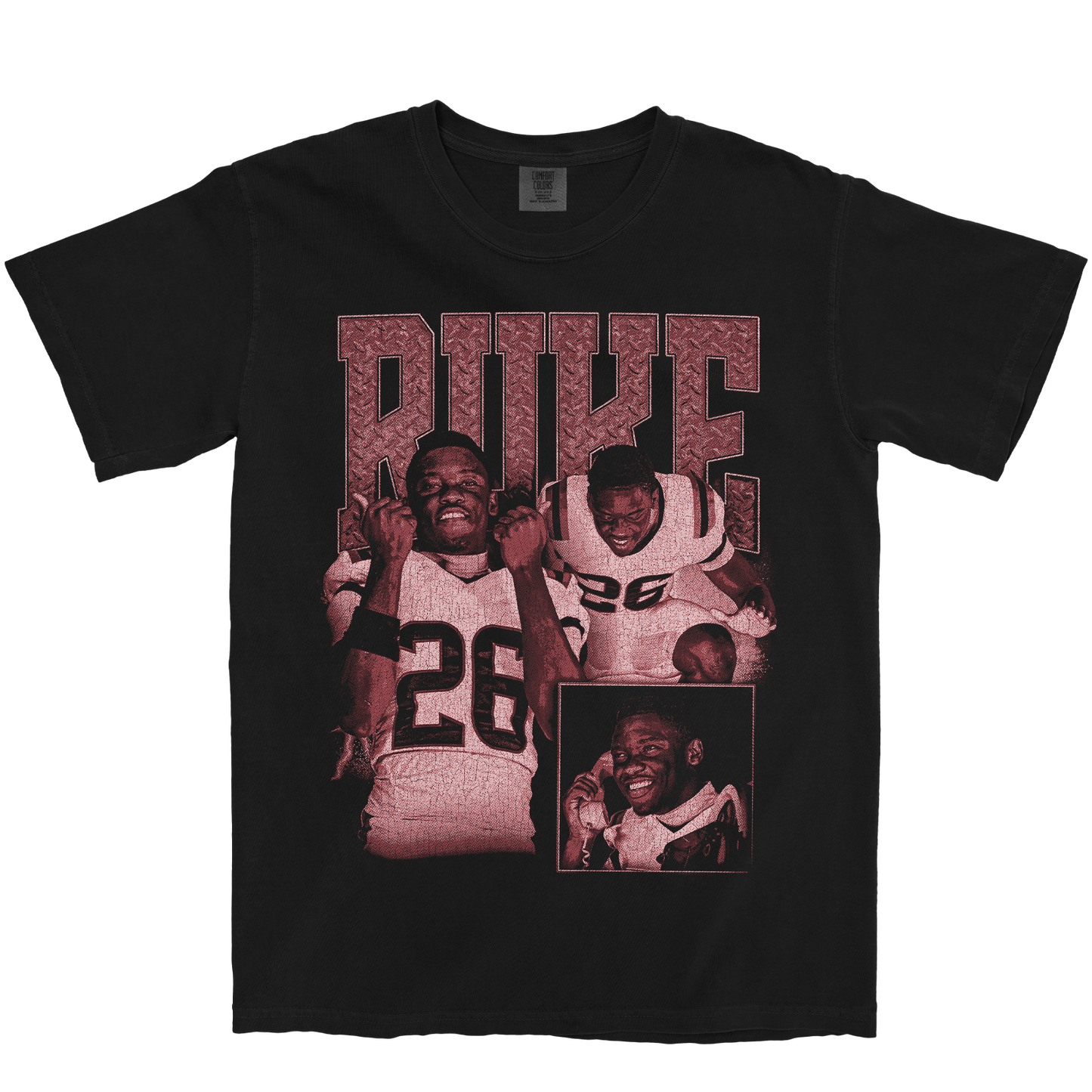 RUKEVWE ERUVWETAGHWARE GRAPHIC BLACK TEE