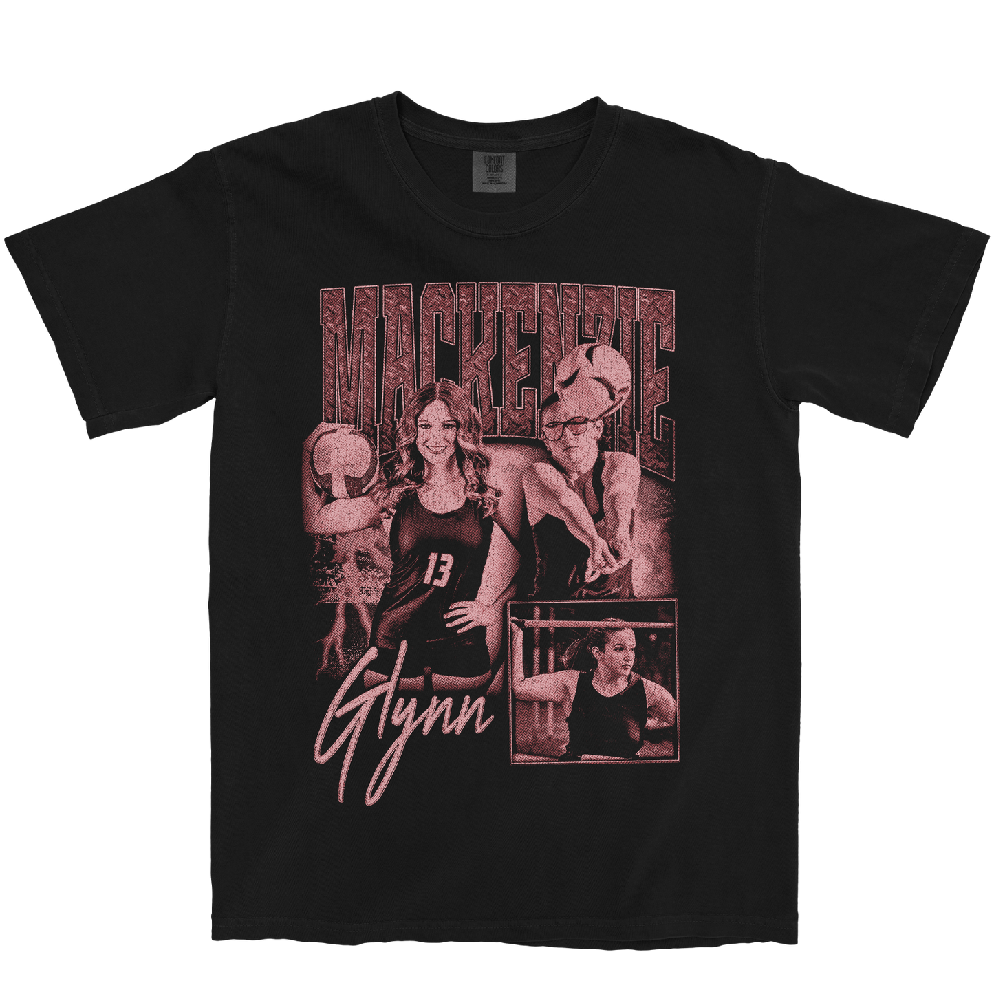 MACKENZIE GLYNN GRAPHIC BLACK TEE
