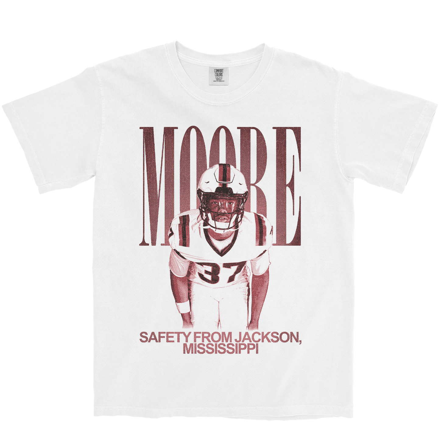 ASHTON MOORE VINTAGE WHITE TEE
