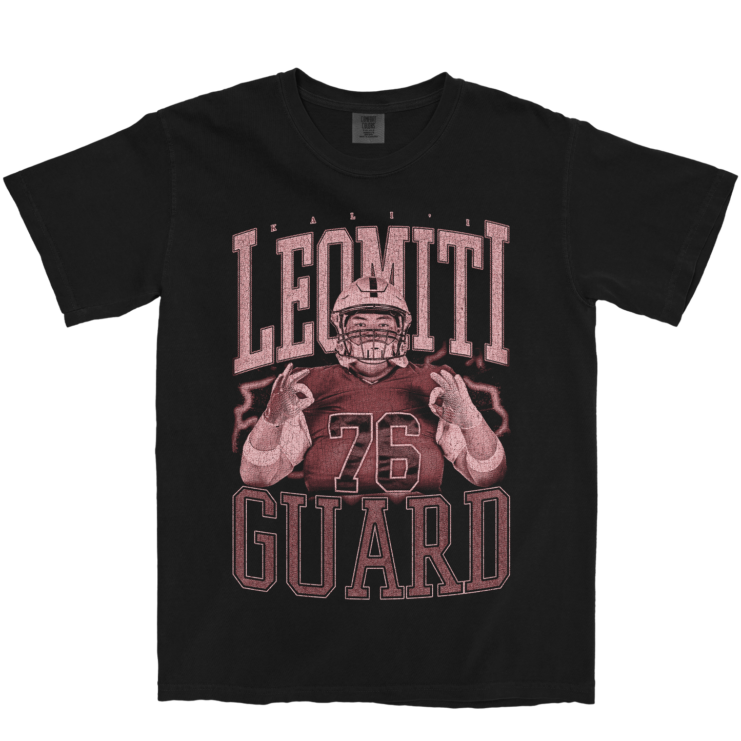 KALI'I LEOMITI VINTAGE BLACK TEE