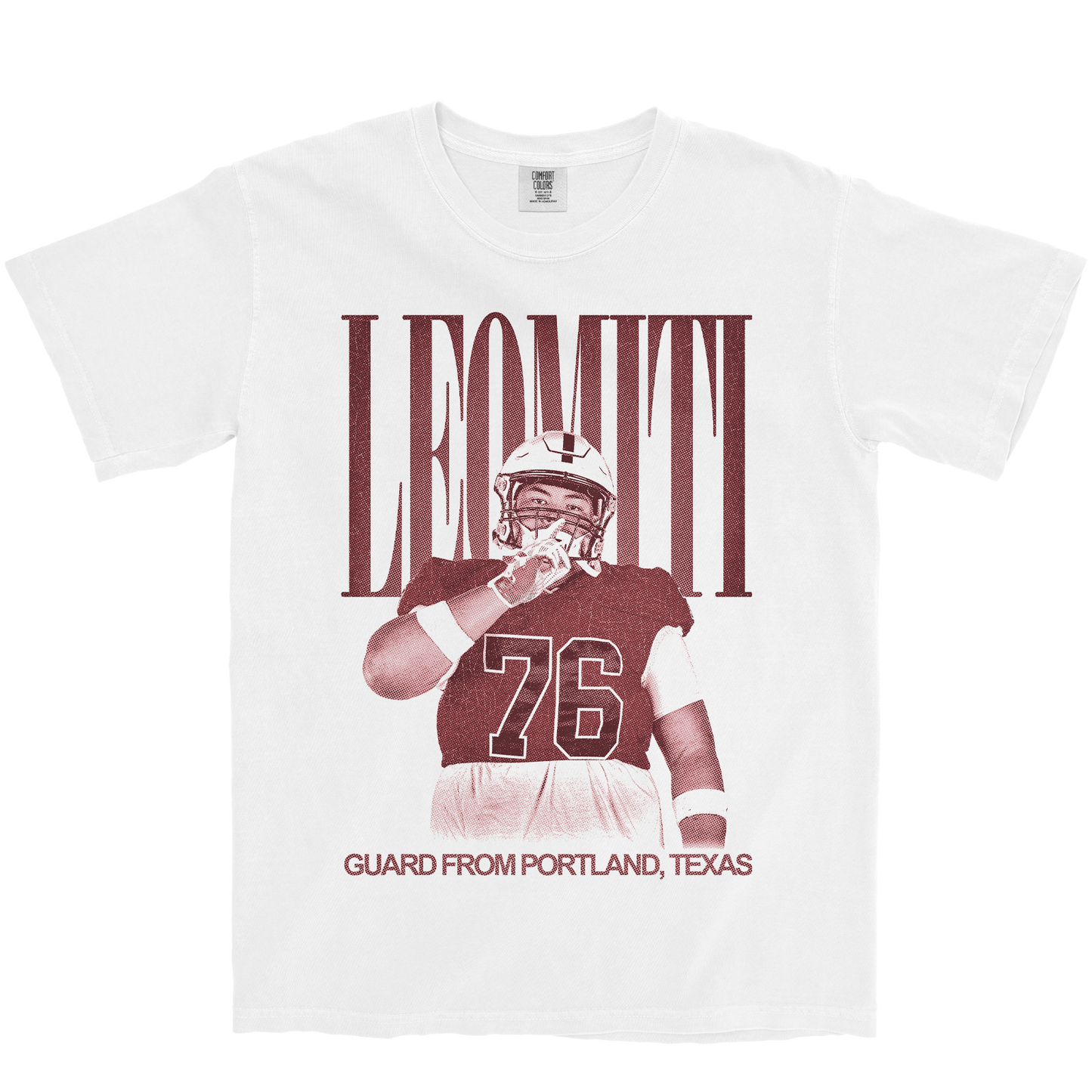 KALI'I LEOMITI VINTAGE WHITE TEE