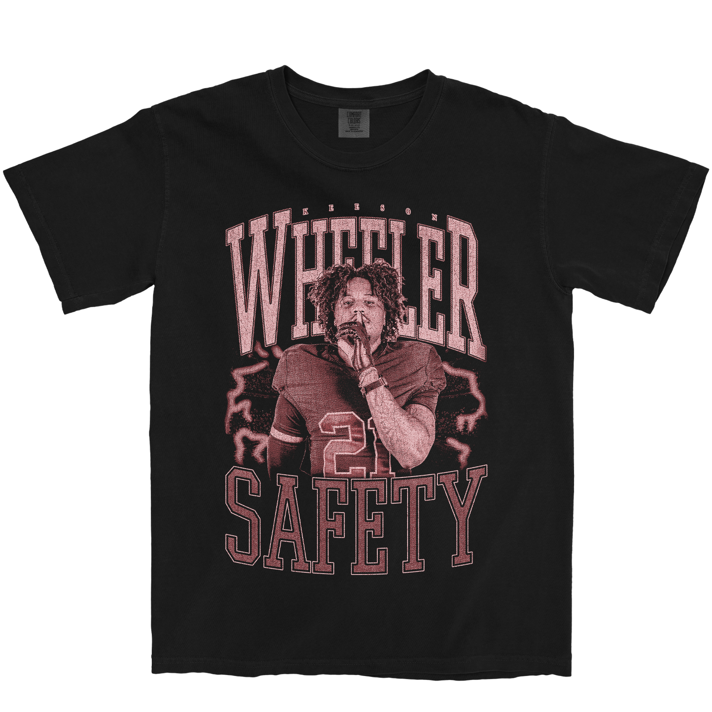 KEESON WHEELER VINTAGE BLACK TEE