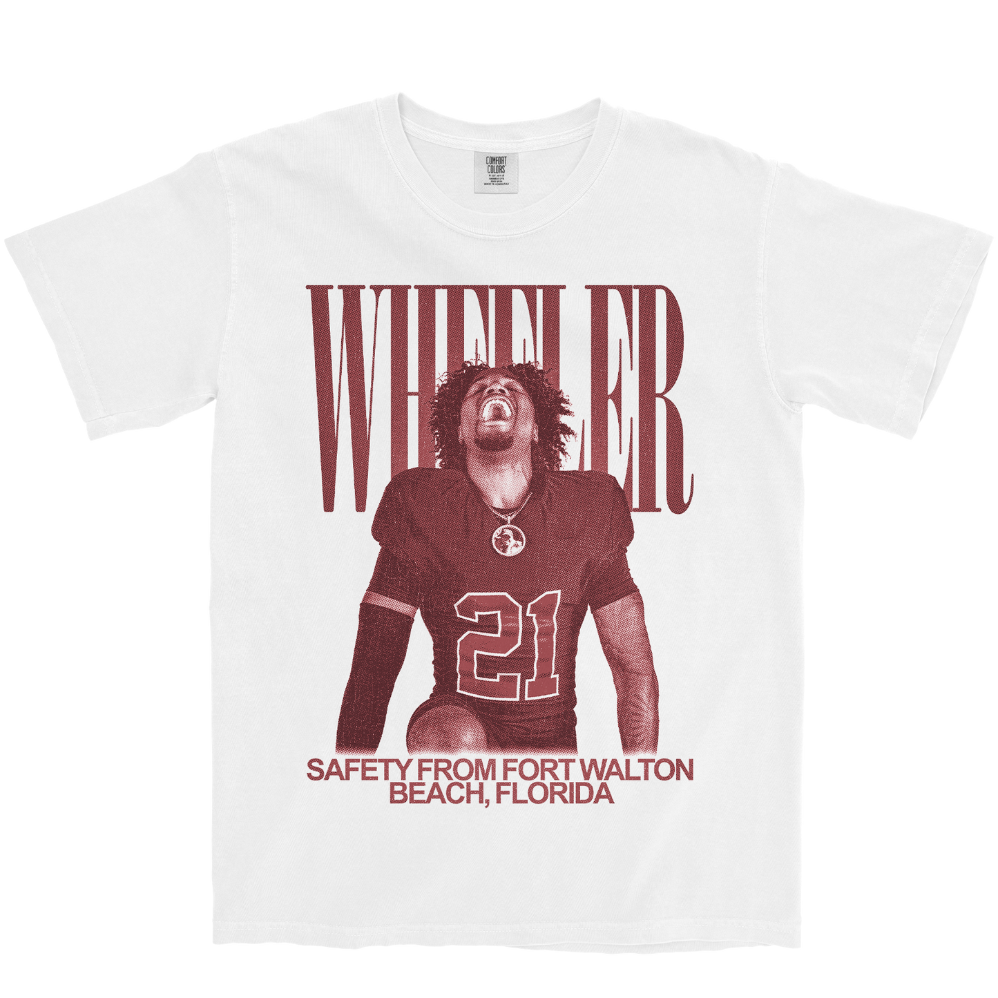 KEESON WHEELER VINTAGE WHITE TEE