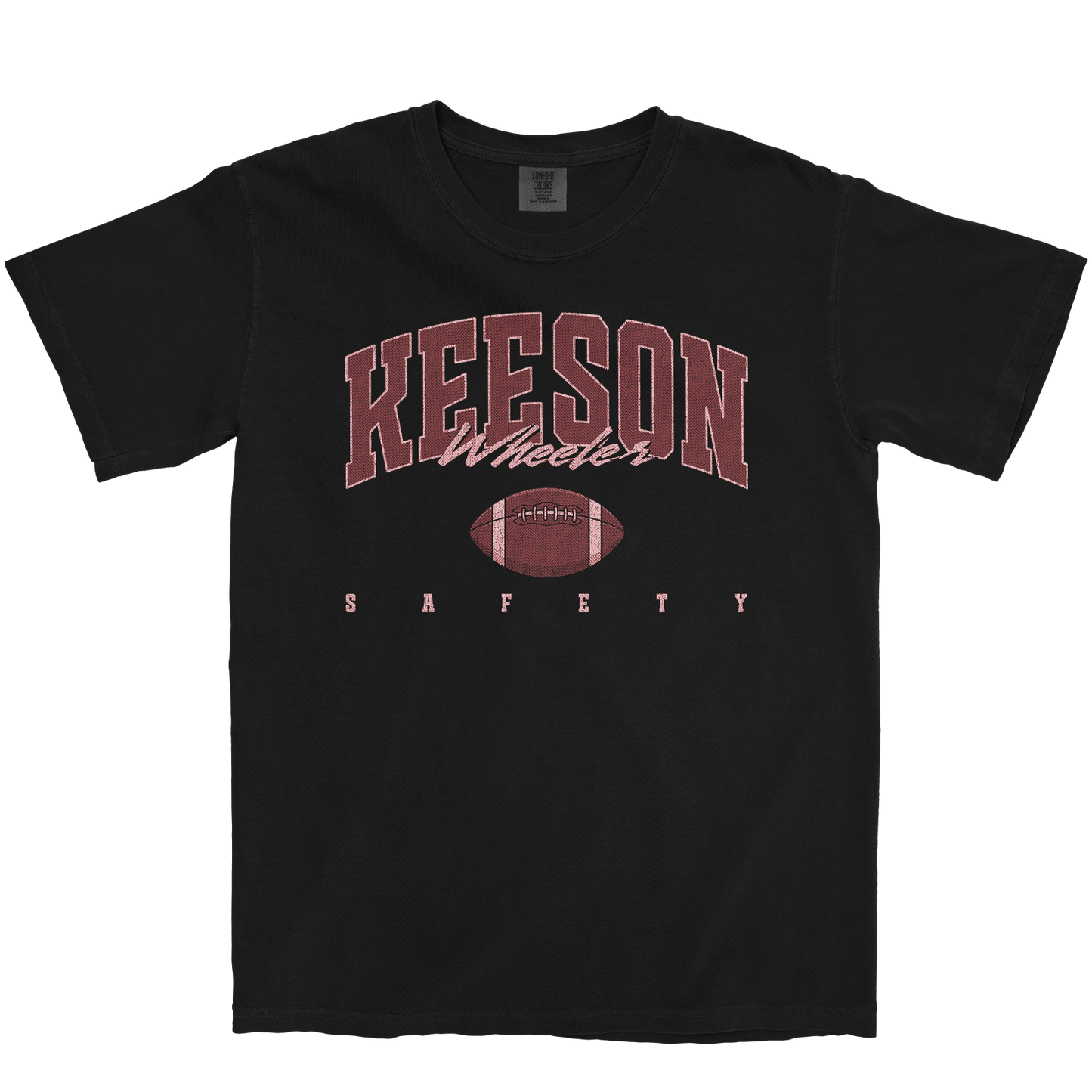 KEESON WHEELER RETRO BLACK TEE