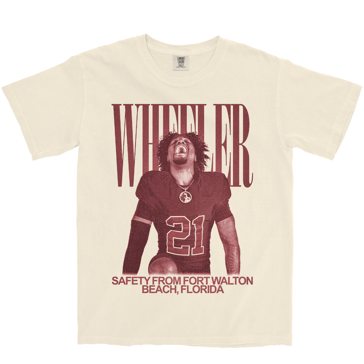 KEESON WHEELER VINTAGE IVORY TEE