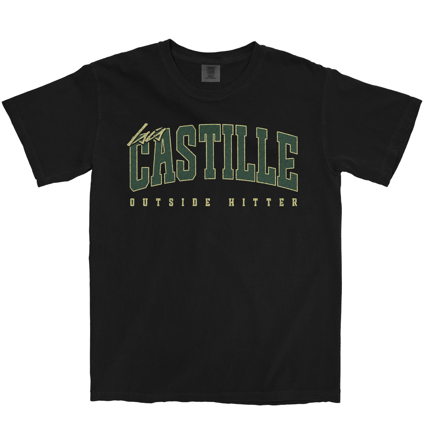ISIS CASTILLE RETRO BLACK TEE