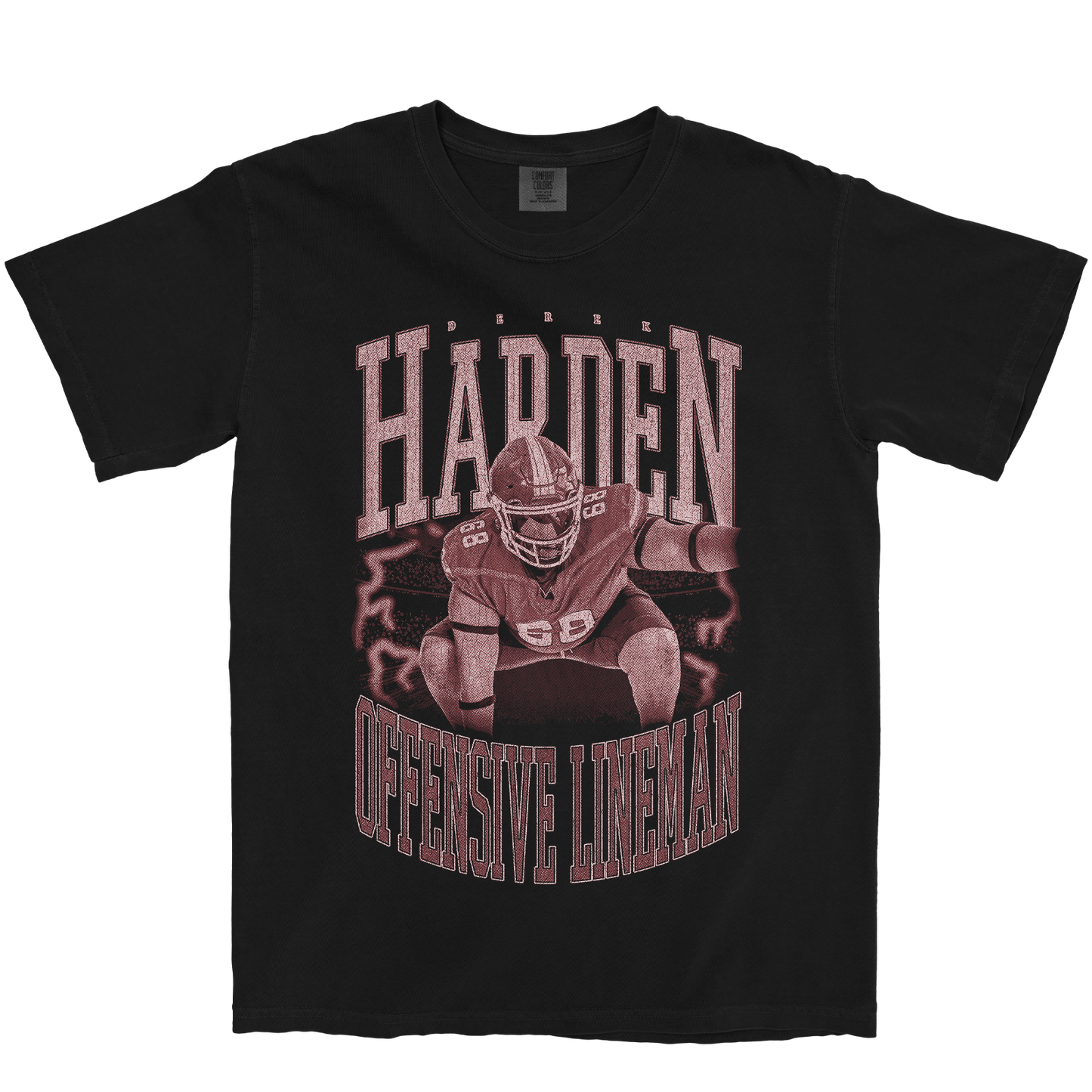 DEREK HARDEN VINTAGE BLACK TEE