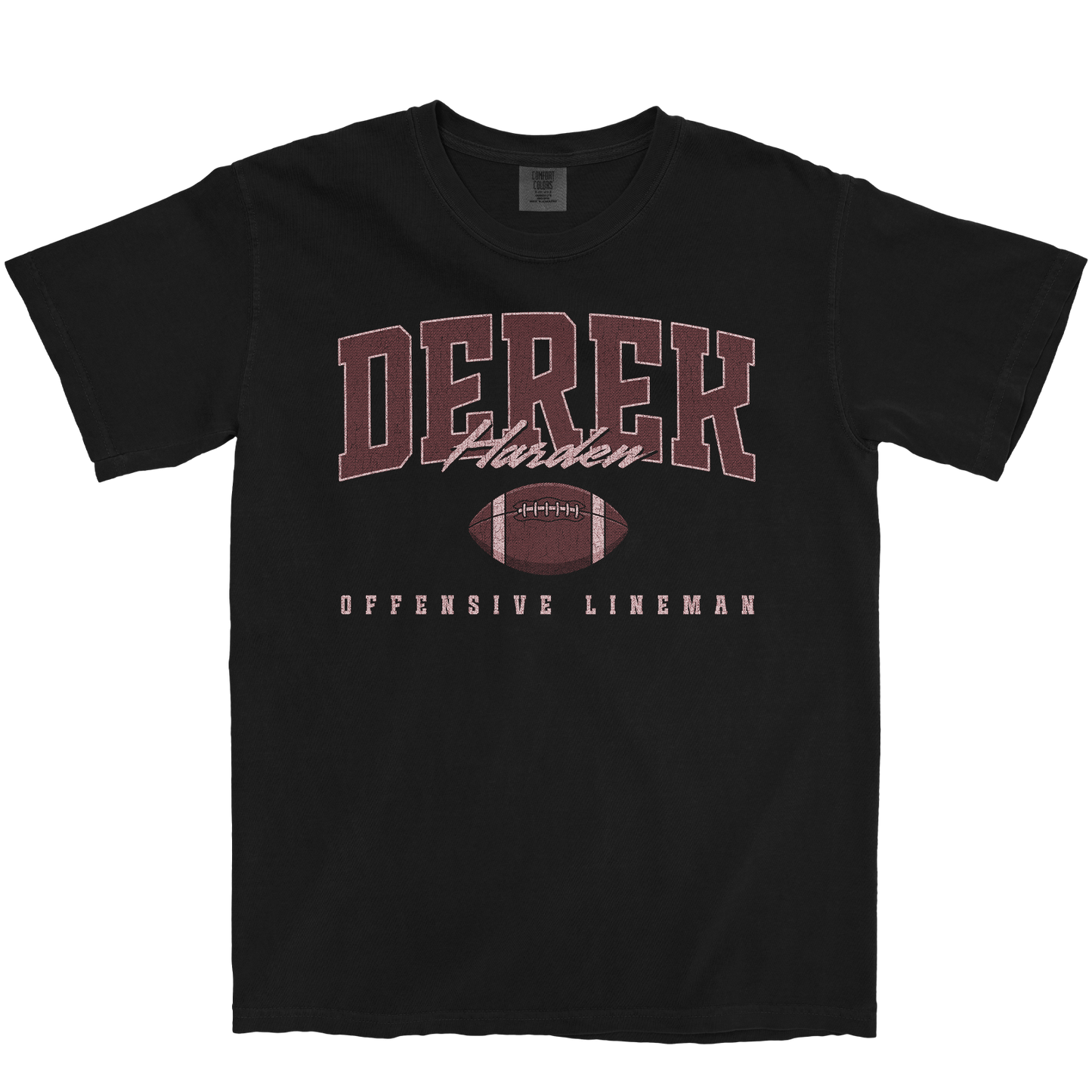 DEREK HARDEN RETRO BLACK TEE