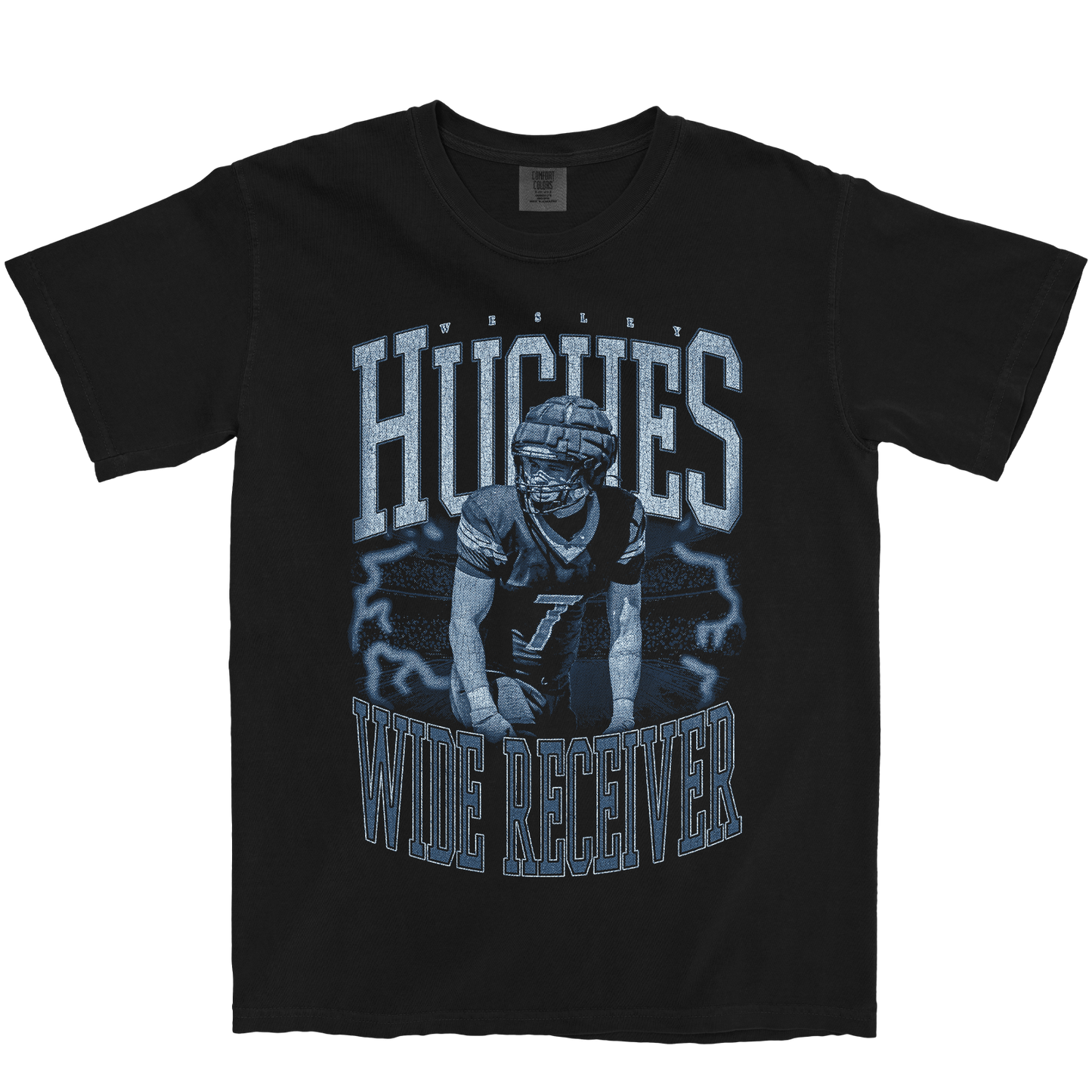 WESLEY HUGHES VINTAGE BLACK TEE
