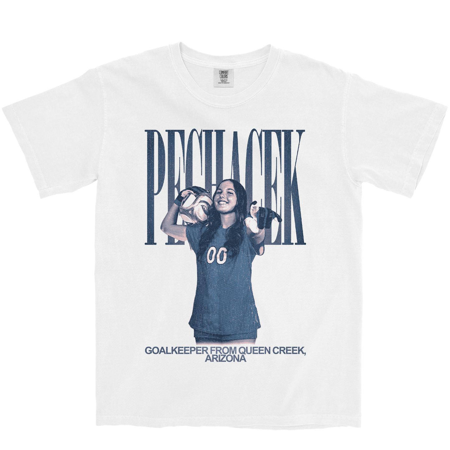 KENDALL PECHACEK VINTAGE WHITE TEE