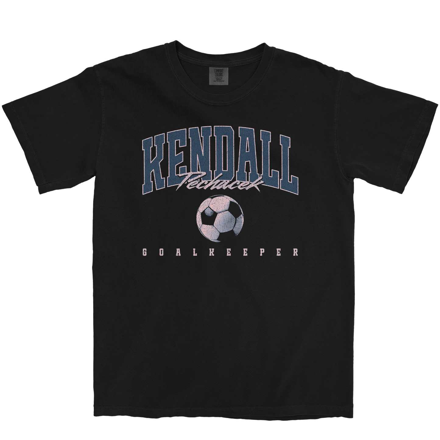 KENDALL PECHACEK RETRO BLACK TEE