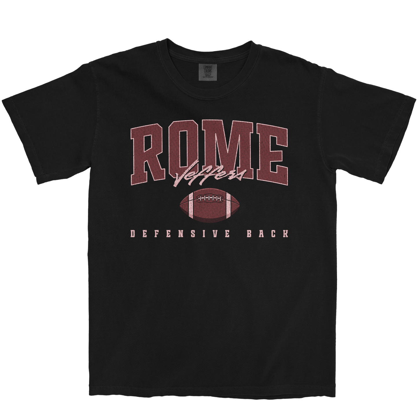 ROME JEFFERS RETRO BLACK TEE