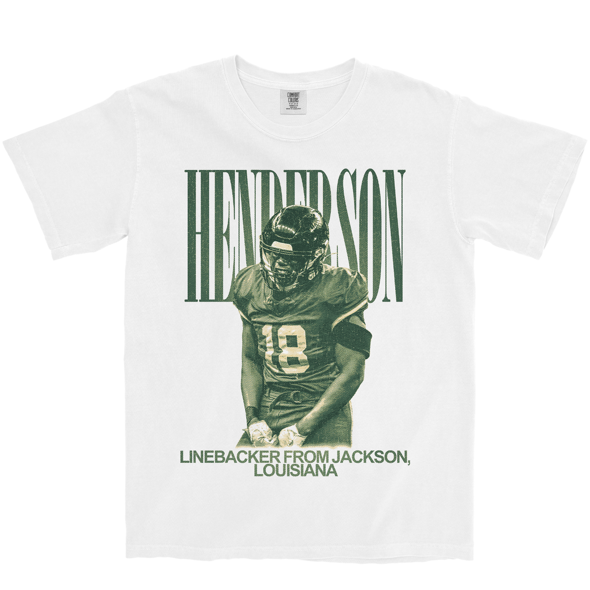 ELIJAH HENDERSON VINTAGE WHITE TEE