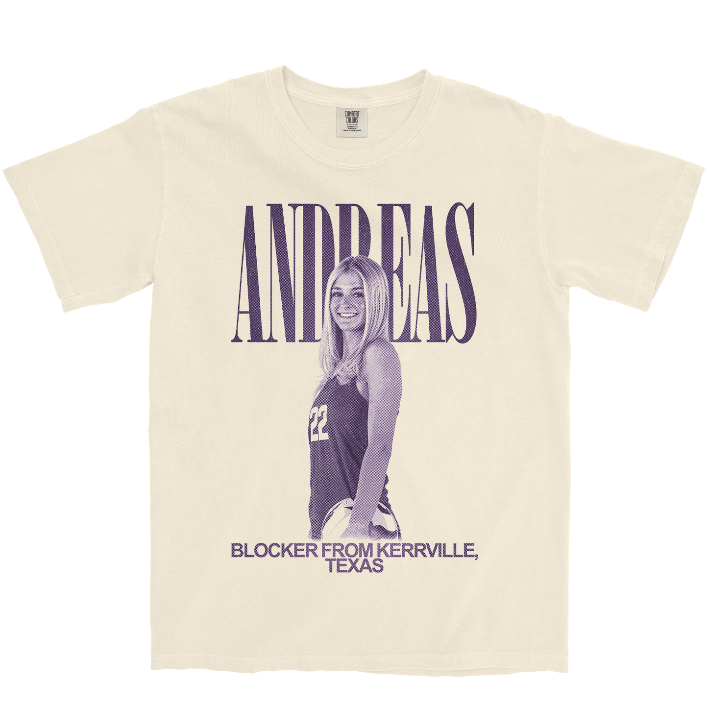 REELYN ANDREAS VINTAGE IVORY TEE