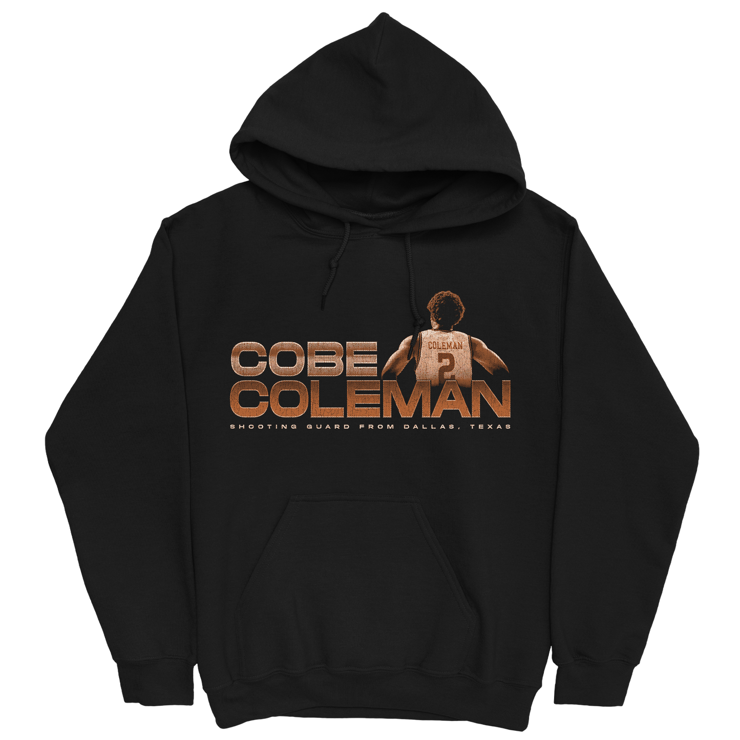 COBE COLEMAN RETRO BLACK HOODIE