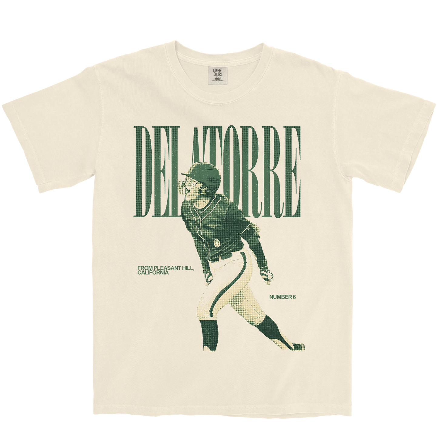 JESSICA DELATORRE VINTAGE IVORY TEE