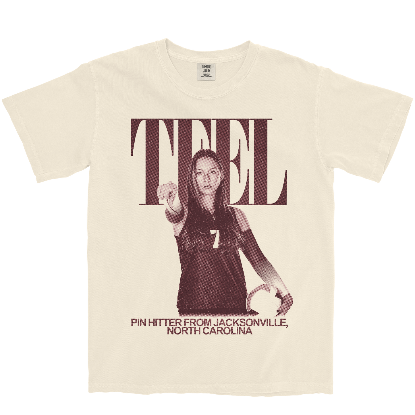 LOVINA TEEL VINTAGE IVORY TEE