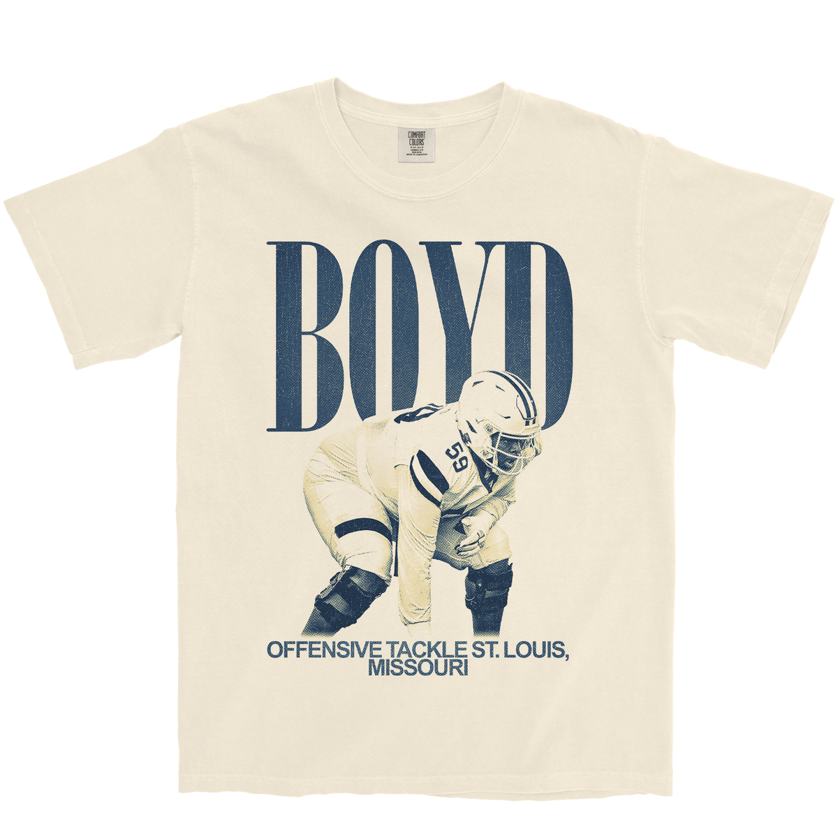 KYNJRICK BOYD VINTAGE IVORY TEE
