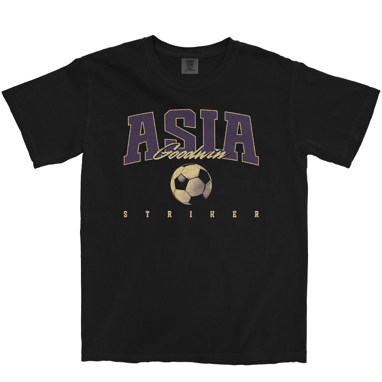 ASIA GOODWIN RETRO BLACK TEE