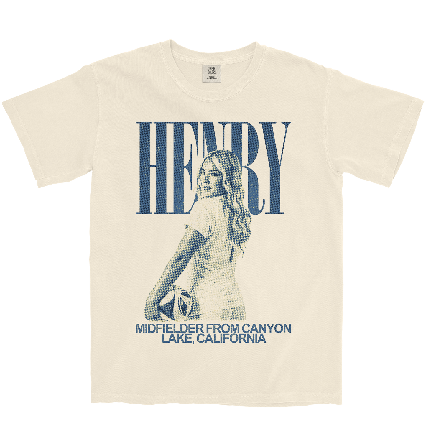 PAYTON HENRY VINTAGE IVORY TEE
