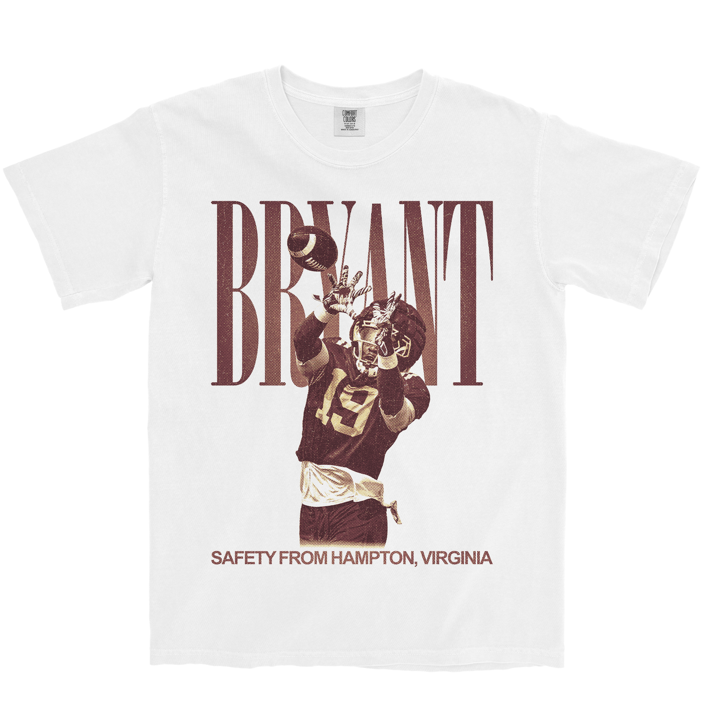 DARRELL BRYANT VINTAGE WHITE TEE