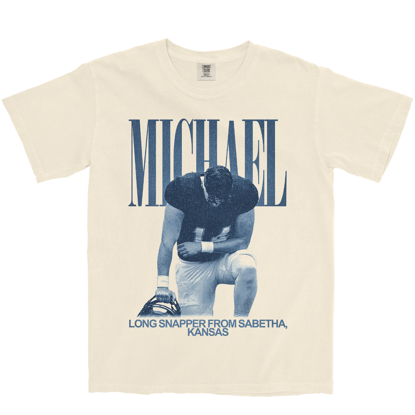 PRESTON MICHAEL VINTAGE IVORY TEE
