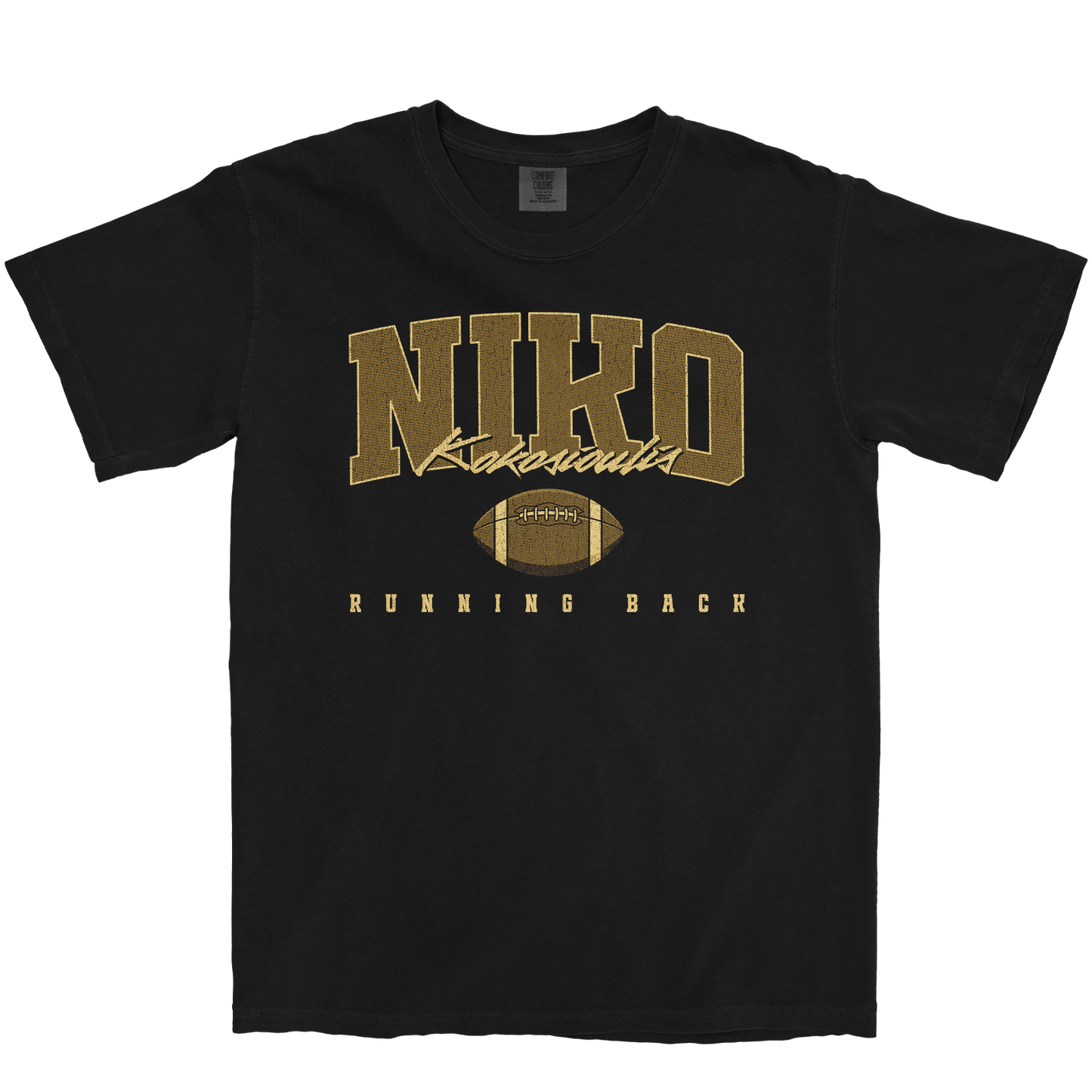 NIKO KOKOSIOULIS RETRO BLACK TEE