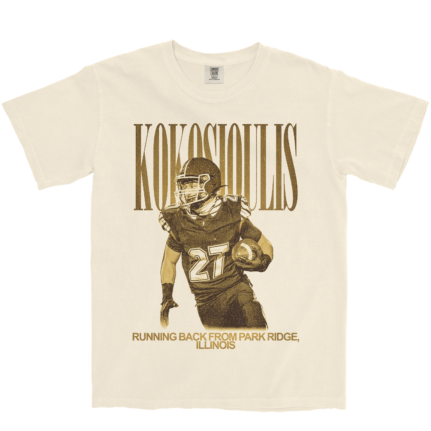 NIKO KOKOSIOULIS VINTAGE IVORY TEE