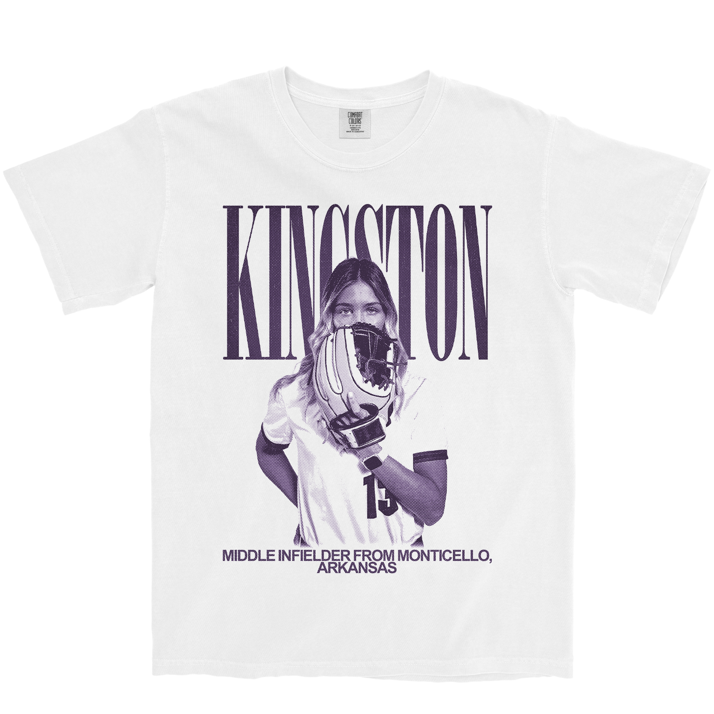 LIBBY KINGSTON VINTAGE WHITE TEE
