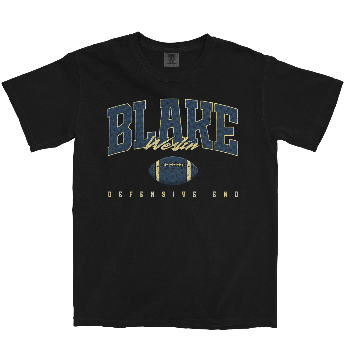 BLAKE WESLIN RETRO BLACK TEE