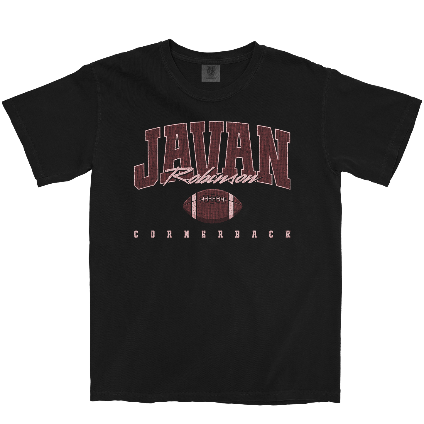 JAVAN ROBINSON RETRO BLACK TEE
