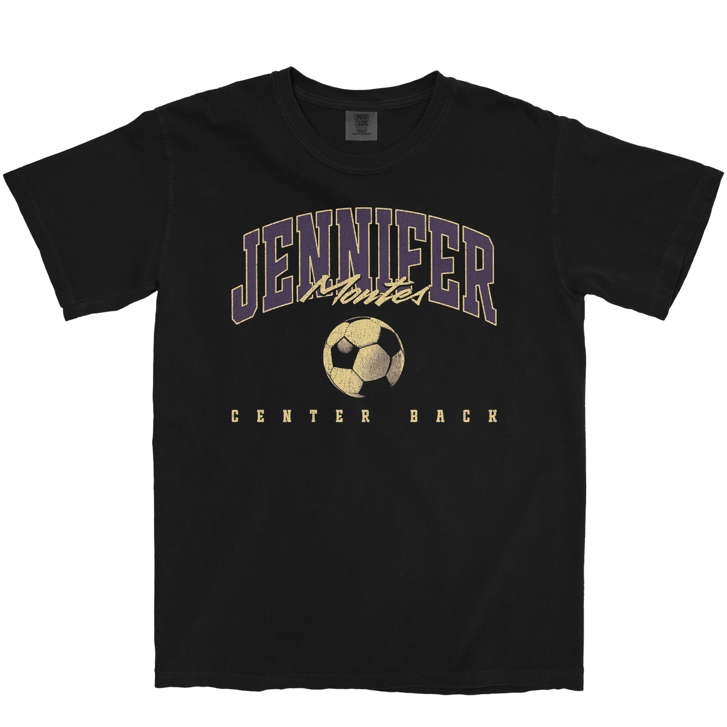 JENNIFER MONTES RETRO BLACK TEE