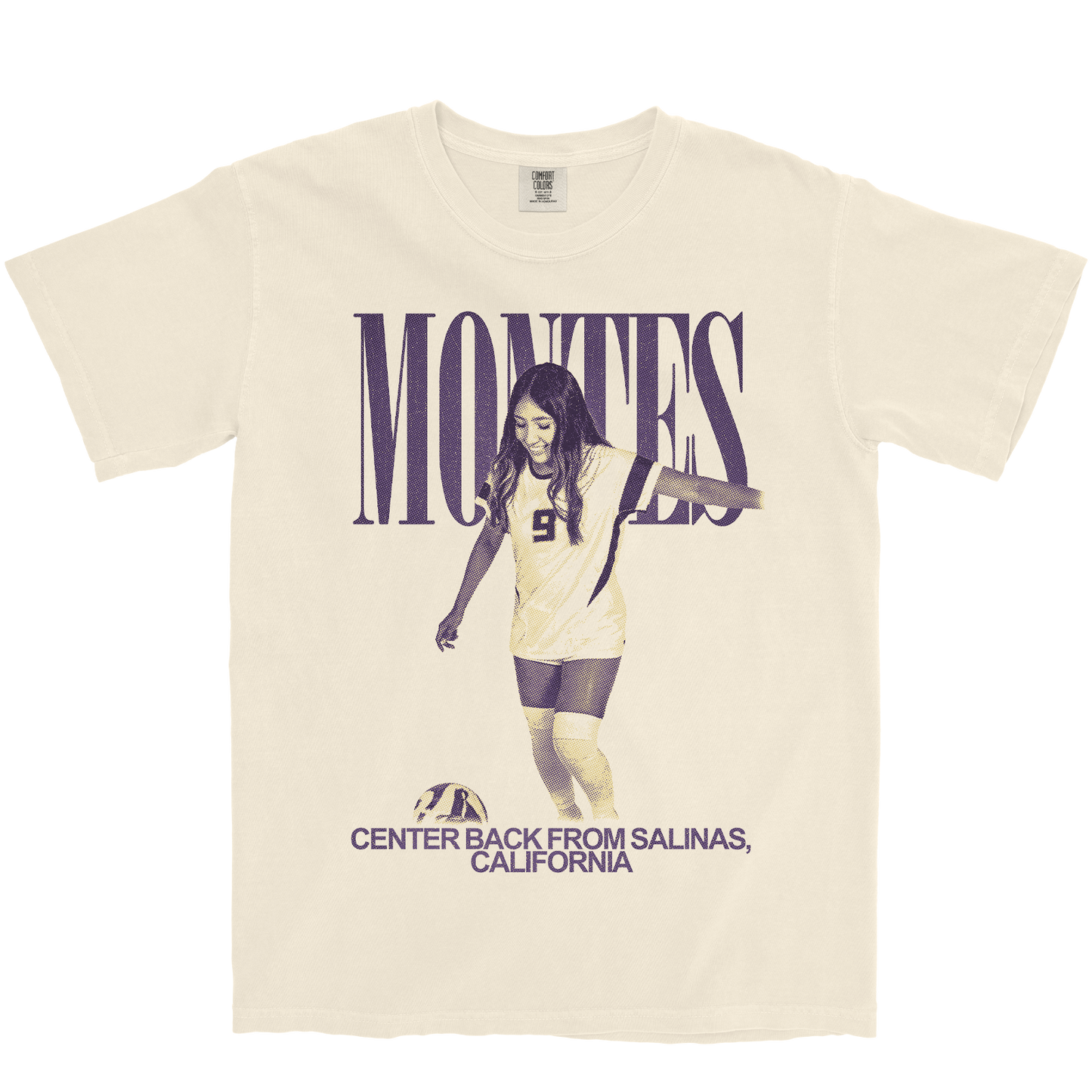 JENNIFER MONTES VINTAGE IVORY TEE