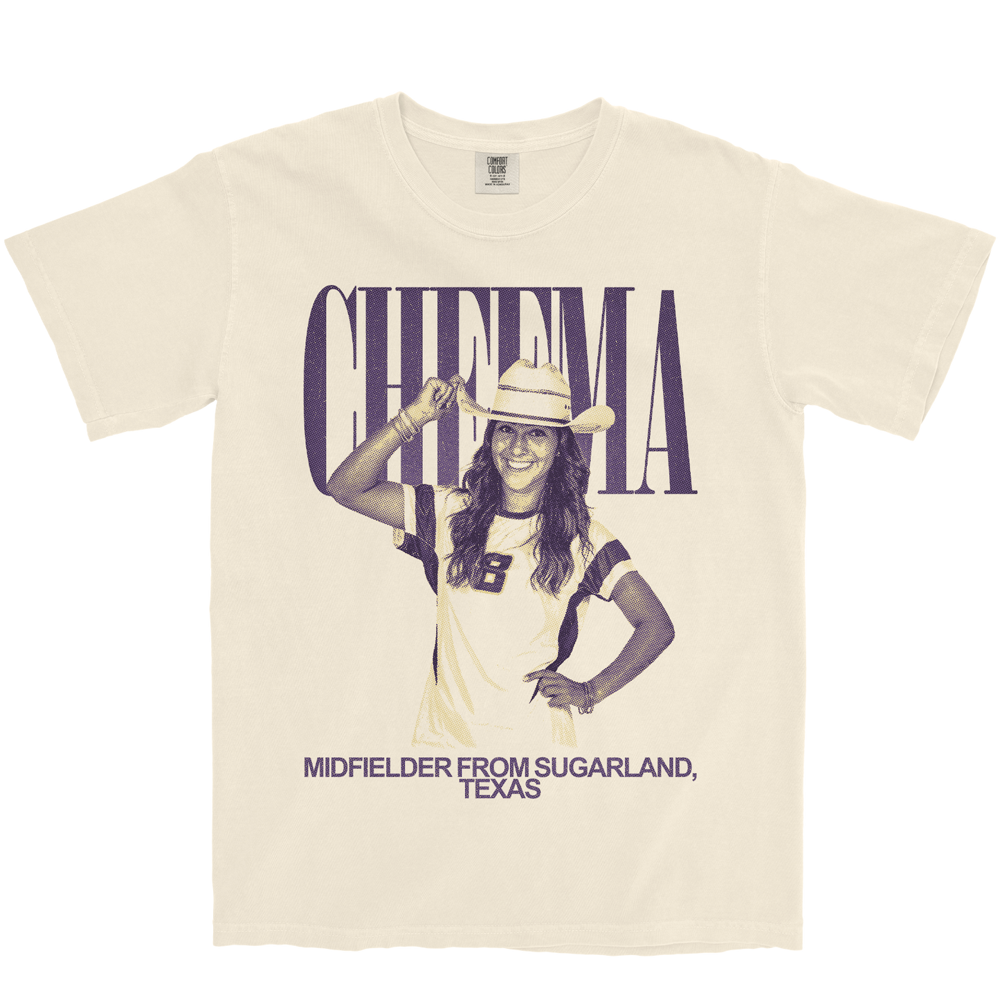 ANALISSE CHEEMA VINTAGE IVORY TEE