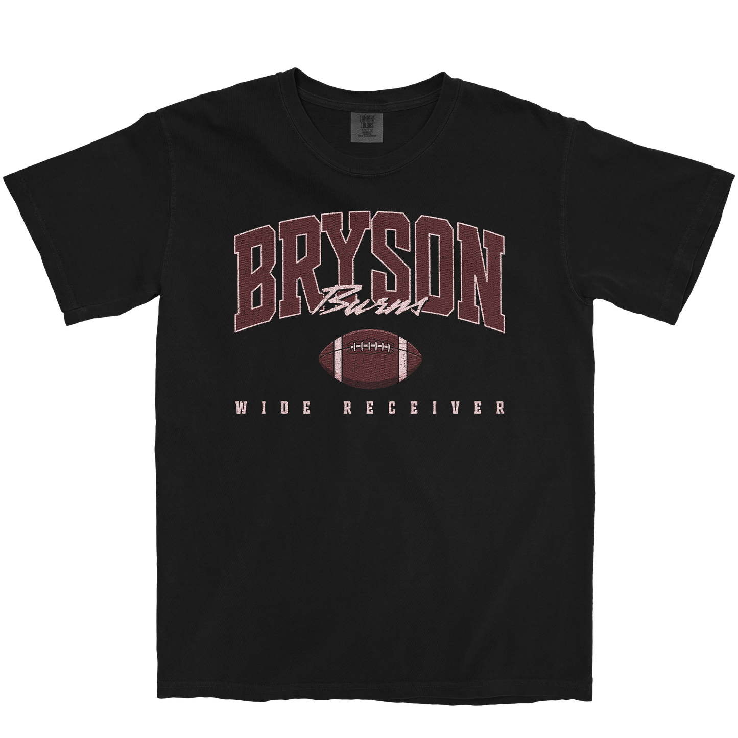 BRYSON BURNS RETRO BLACK TEE