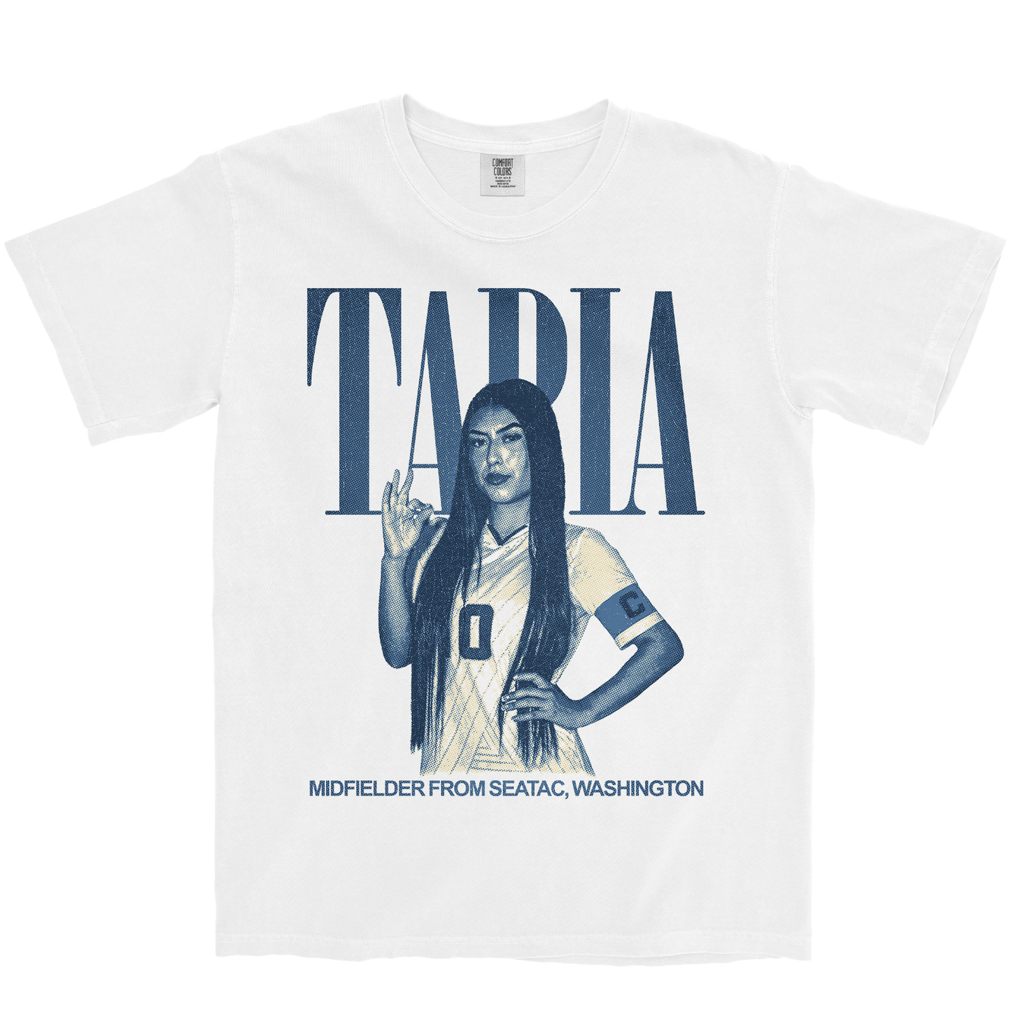 TANIA TAPIA VINTAGE WHITE TEE