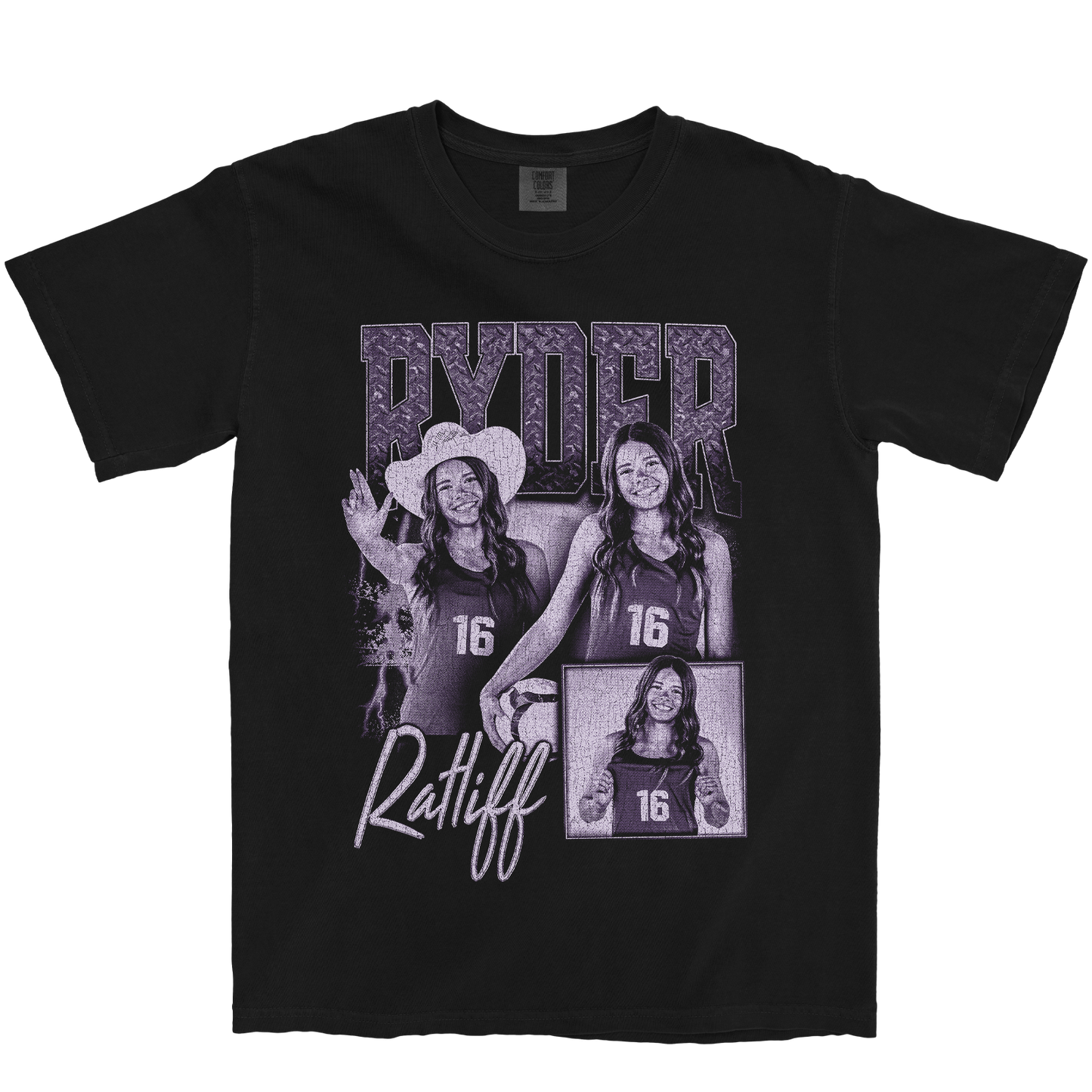 RYDER RATLIFF GRAPHIC BLACK TEE