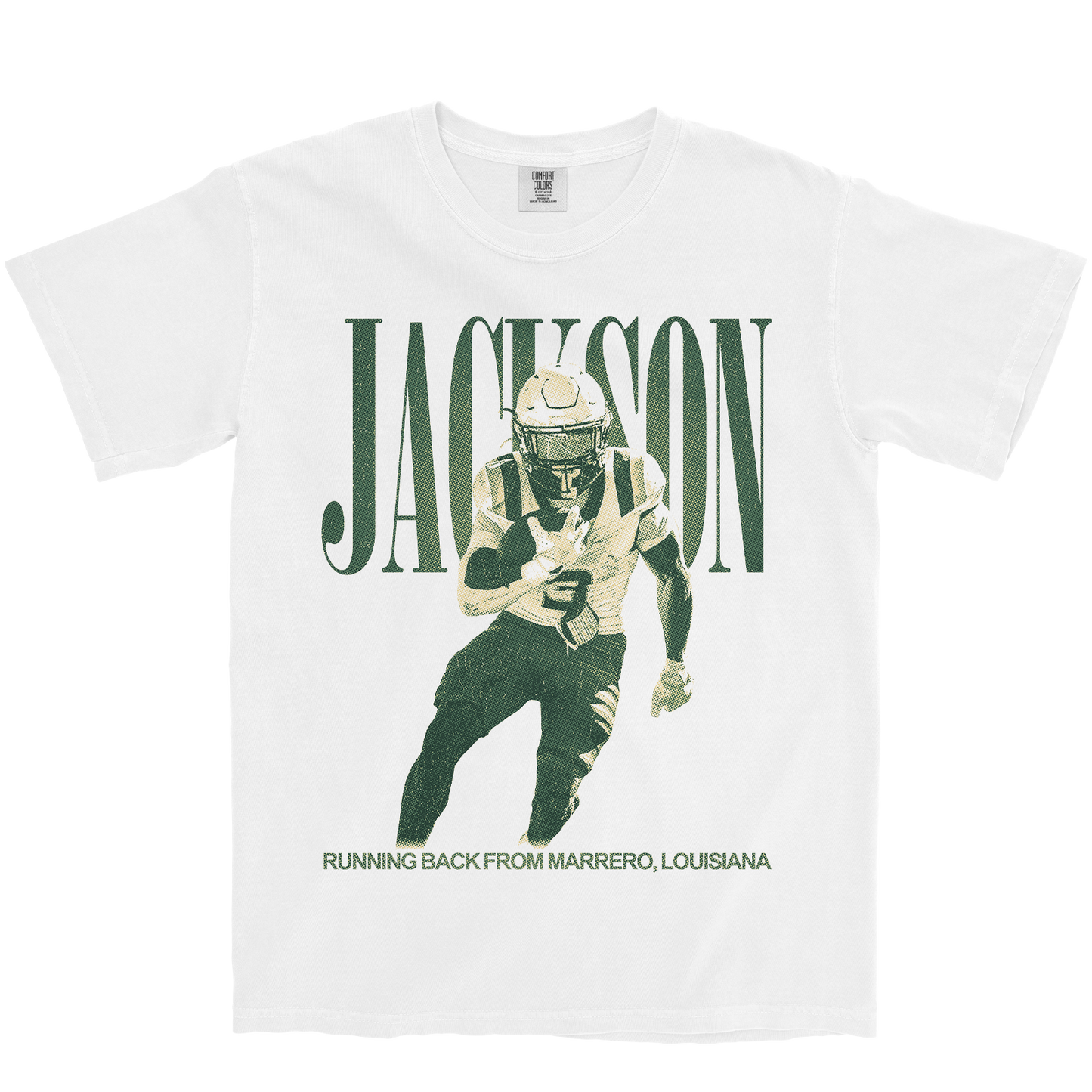 DEANTRE JACKSON VINTAGE WHITE TEE