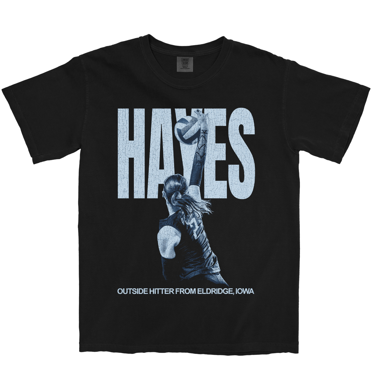 ABBEY HAYES VINTAGE BLACK TEE