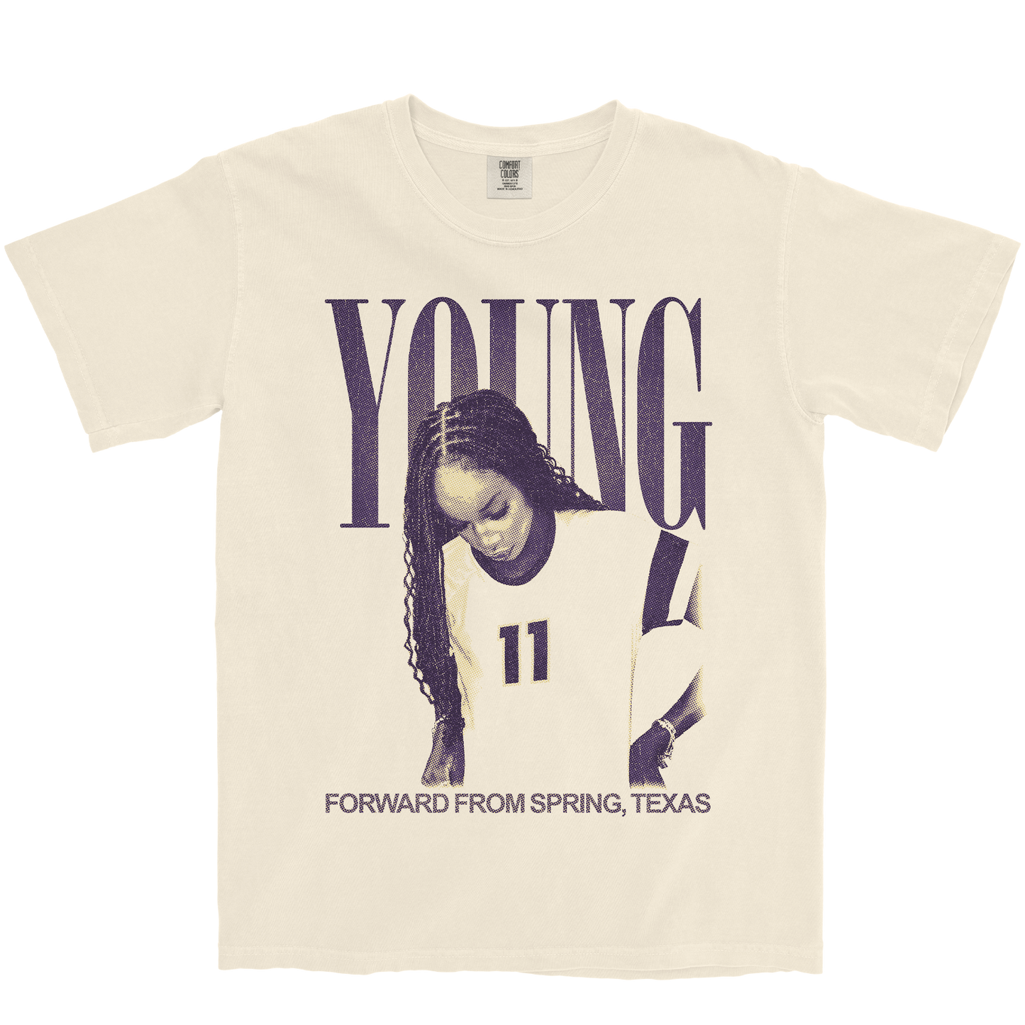 MYA YOUNG VINTAGE IVORY TEE