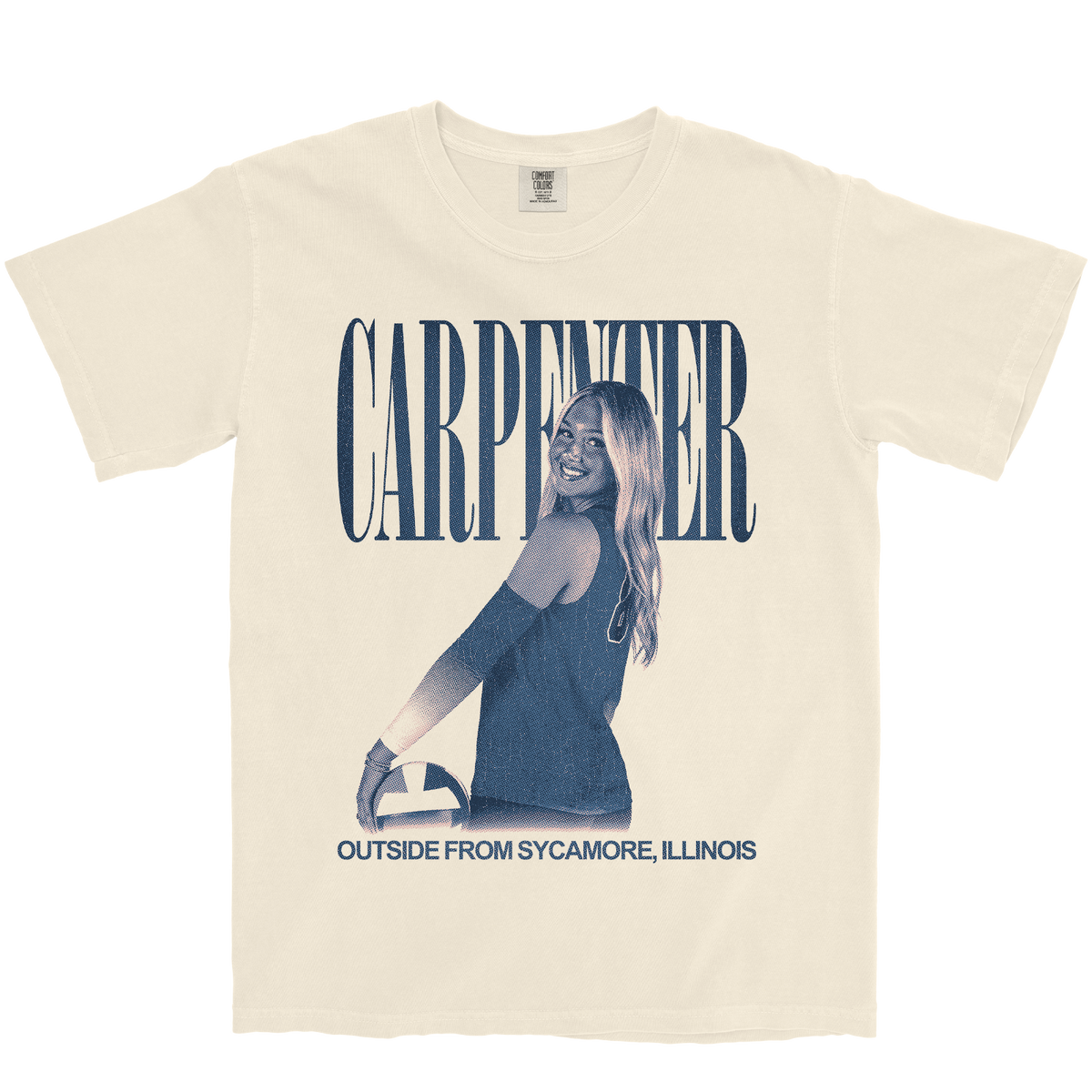 AVA CARPENTER VINTAGE IVORY TEE
