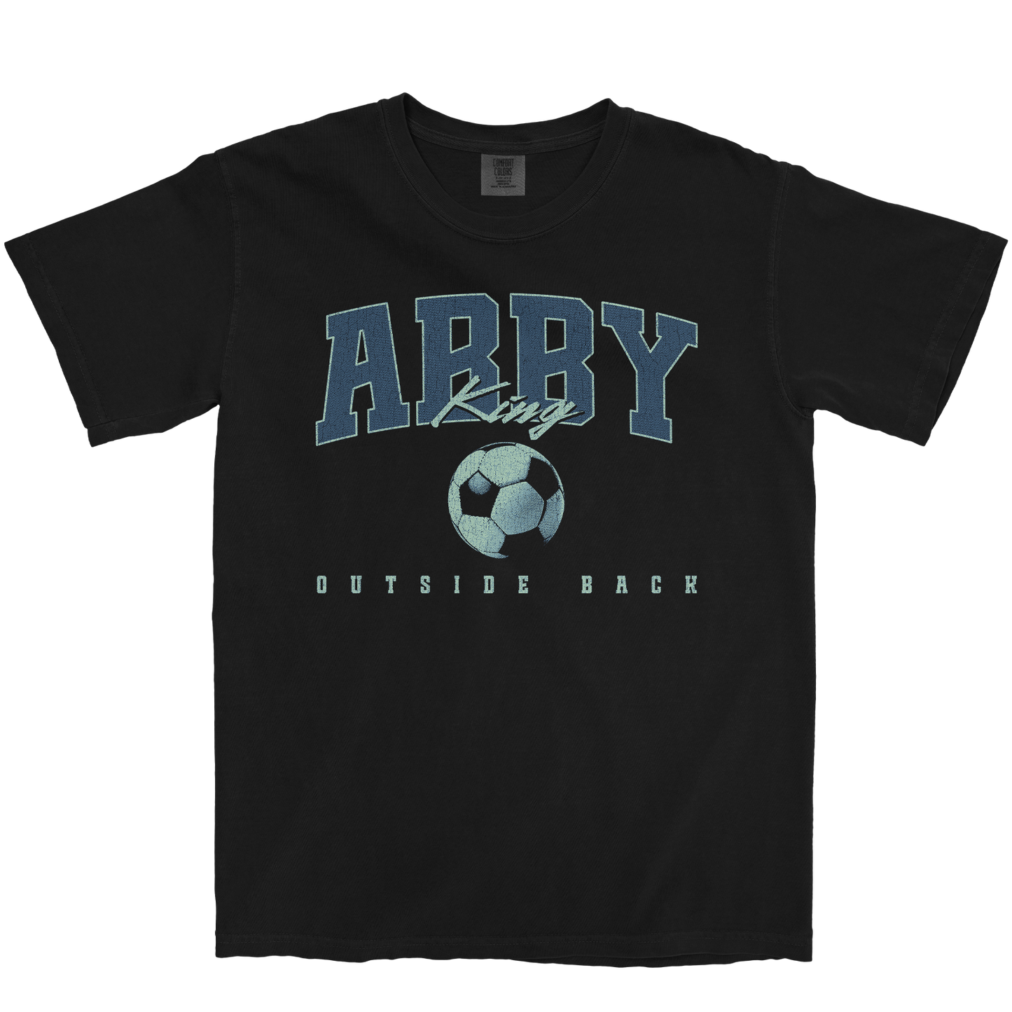 ABBY KING RETRO BLACK TEE