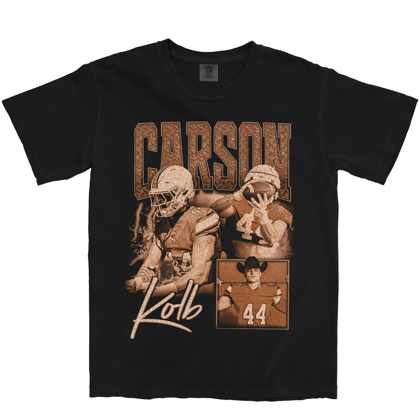 CARSON KOLB GRAPHIC BLACK TEE