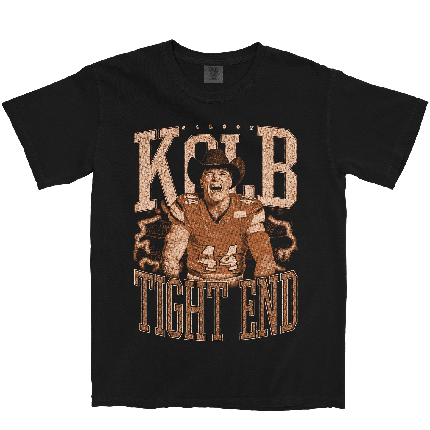 CARSON KOLB VINTAGE BLACK TEE